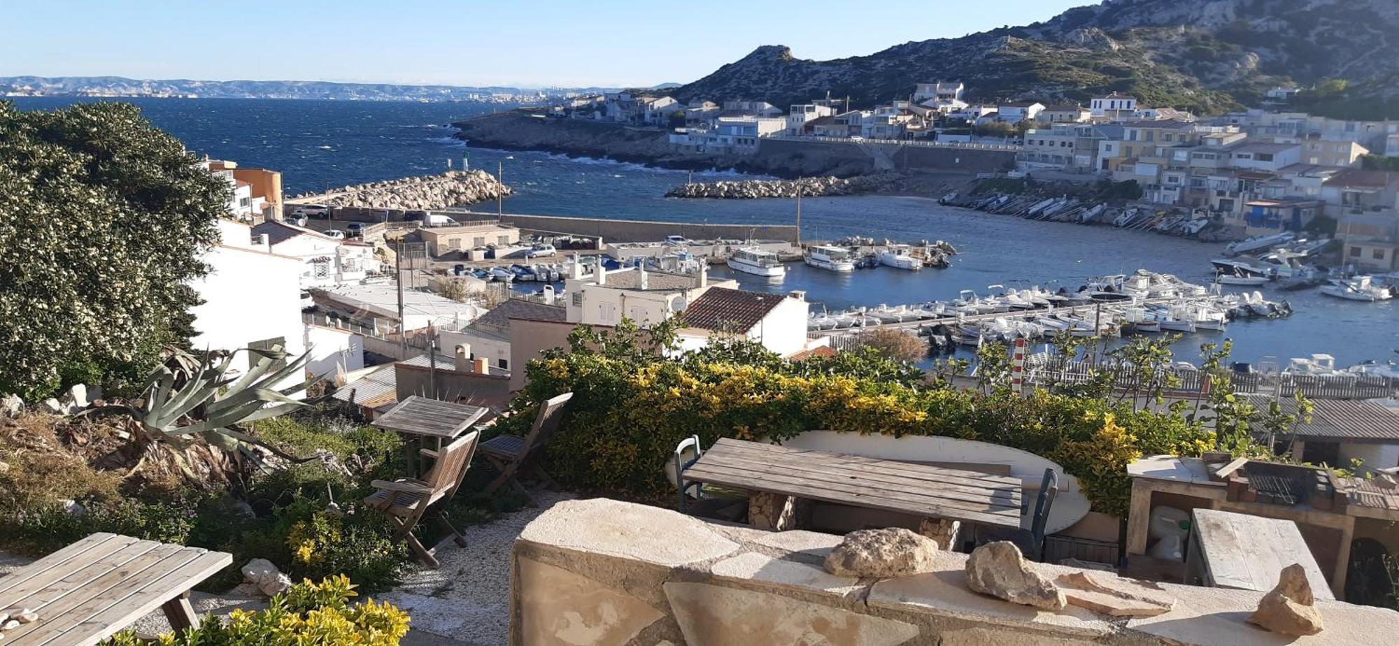 Cabanon Vue Mer Et Calanques Les Goudes Marselha Exterior foto